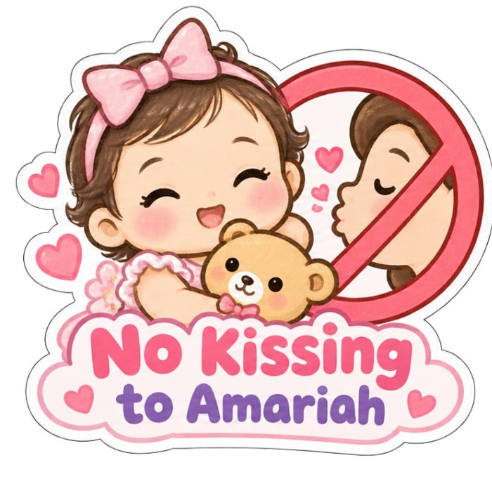 No kissing illustration